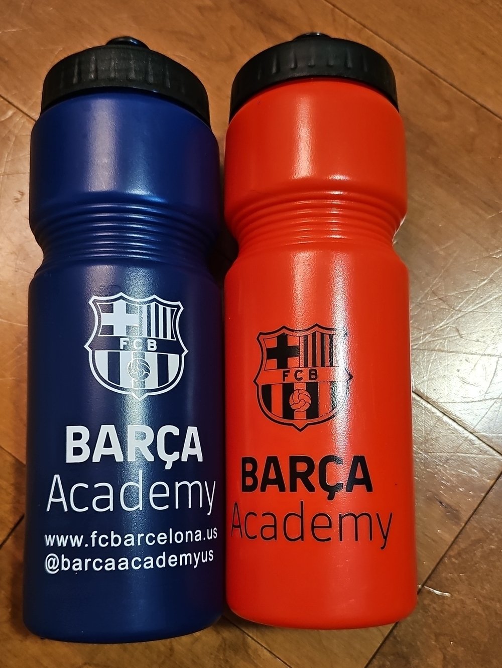 BARÇA Academy Sports Bottle - Blue and Orange
